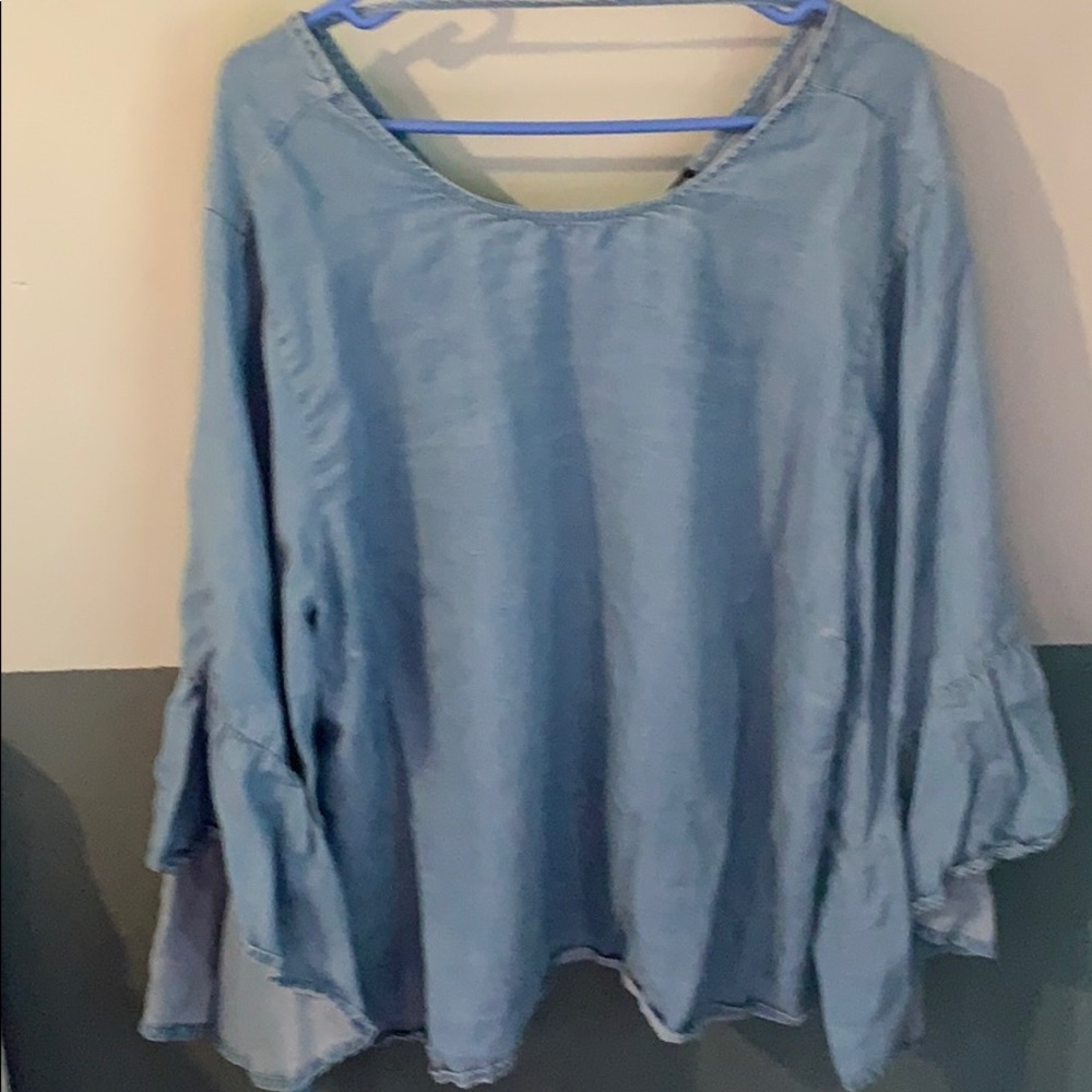 Charlotte Russe bell sleeve top